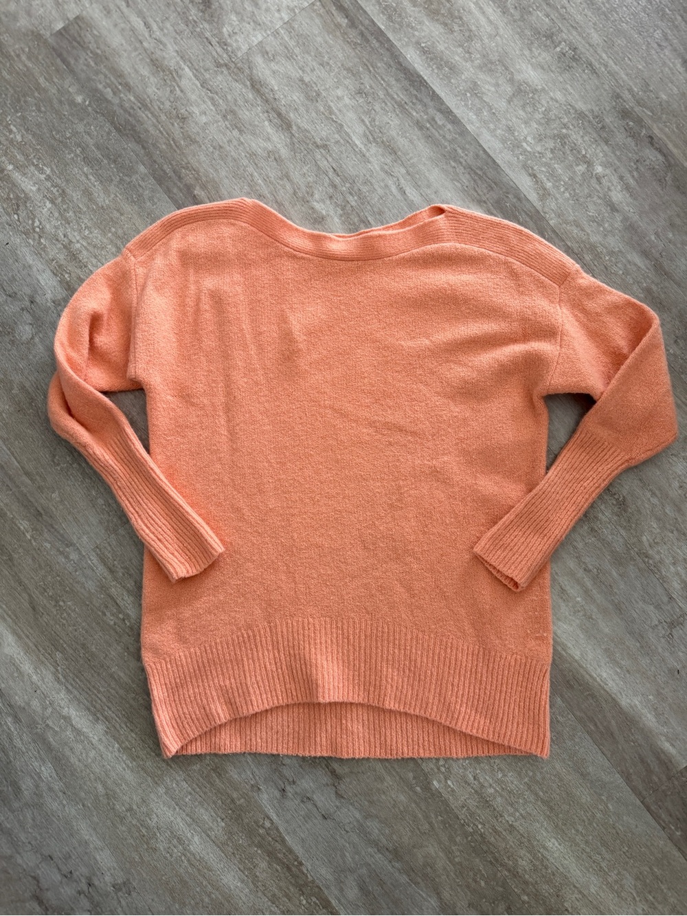 Anthropologie Peach Naomi crewneck Knit Sweater - Sz s